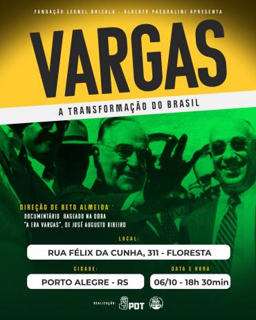 Documentário sobre Getúlio Vargas estreia no Rio Grande do Sul